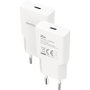 Nanocable Cargador USB-C/PD 20W Blanco
